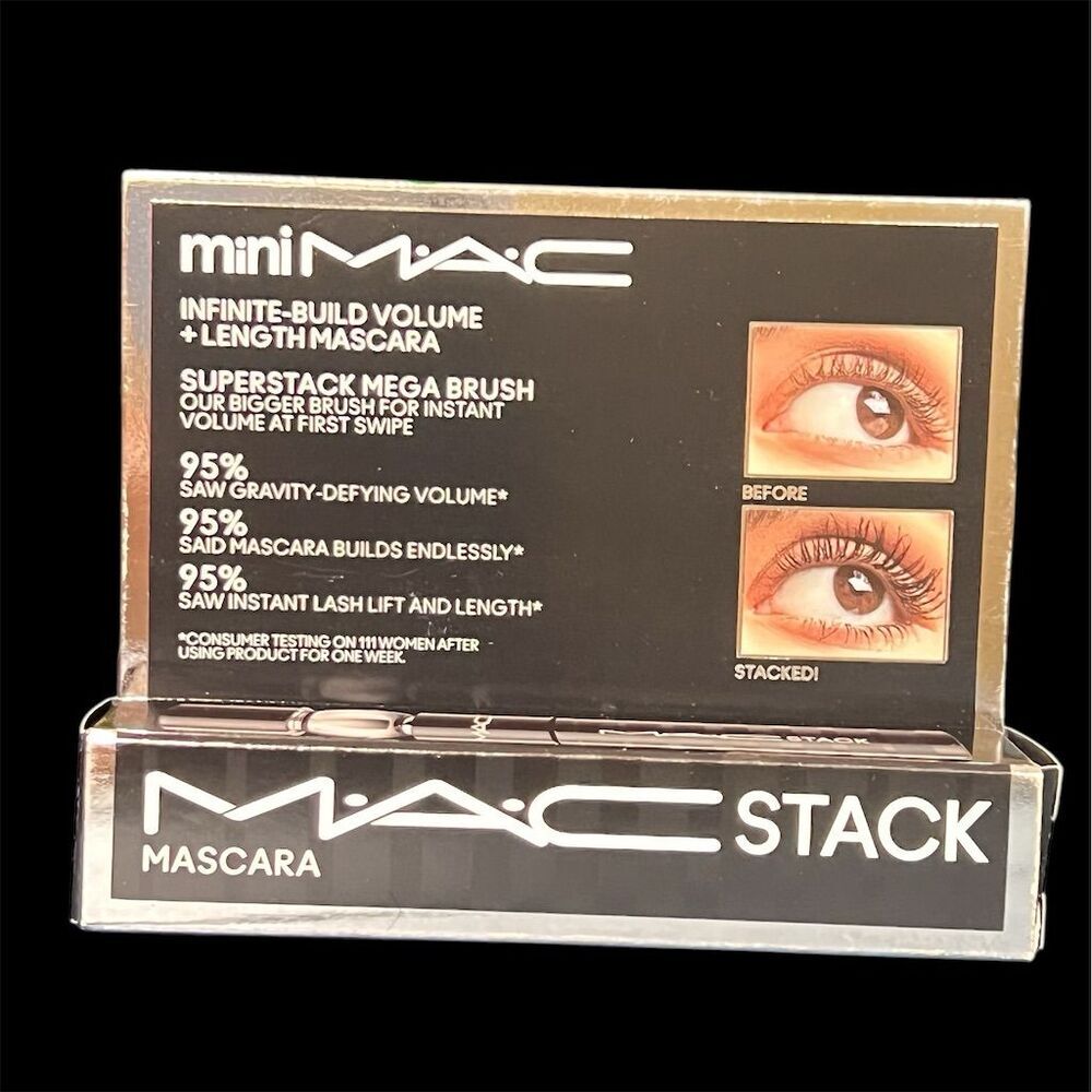 MACStack Infinite-Build Volume Mascara 0.27 oz Volumizing Formula​